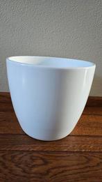 Witte pot van Intratuin h39, Rond, Binnen, Zo goed als nieuw, Minder dan 40 cm