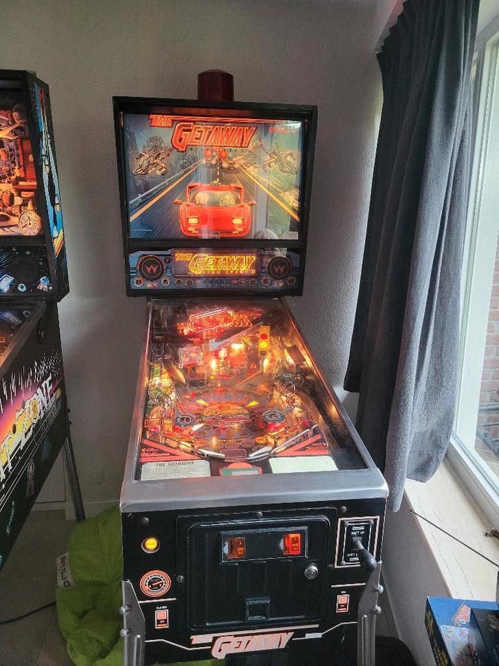 Flipperkast Highspeed Getaway 2, Verzamelen, Automaten | Flipperkasten, Gebruikt, Mechanisch, Flipperkast, Williams, Ophalen of Verzenden