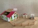 Schleich houtel paardenstal + horse club paardenbox en bak, Verzamelen, Speelgoed, Ophalen, Zo goed als nieuw