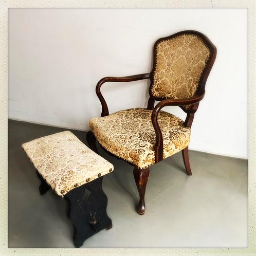 barok fauteuil louis xv, Antiek en Kunst, Antiek | Meubels | Stoelen en Banken, Ophalen