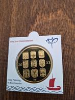 Penning 800 Jaar Hanzestad in munthouder 2023., Ophalen of Verzenden, Overige materialen, Nederland