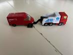 Siku Scania takelwagen met Busje, Ophalen of Verzenden, Zo goed als nieuw, Bus of Vrachtwagen