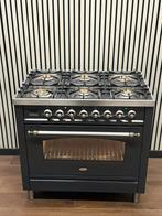 Luxe Boretti Fornuis 6 pits antraciet/chroom Multi. Oven, Witgoed en Apparatuur, Fornuizen, Fornello Esperta, Ophalen of Verzenden