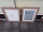 2 ikea foto lijsten van het type Ribba, Minder dan 50 cm, Ophalen of Verzenden, Zo goed als nieuw, Minder dan 50 cm