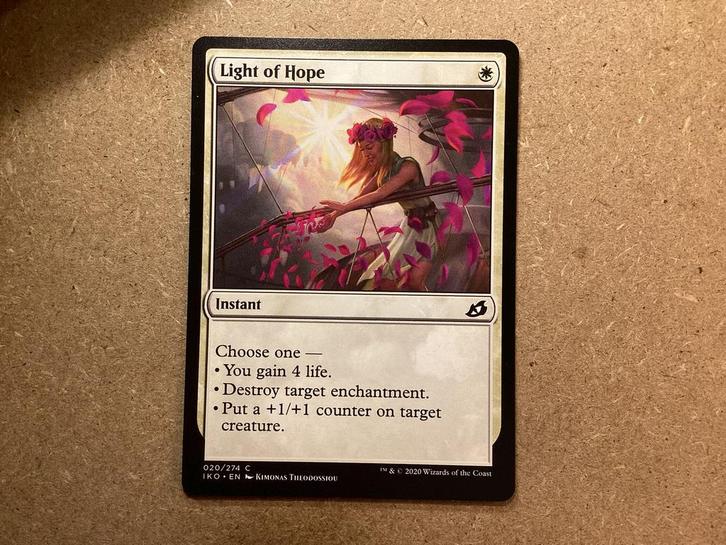 1x Light of Hope [020/274] (Near Mint), Hobby en Vrije tijd, Verzamelkaartspellen | Magic the Gathering, Zo goed als nieuw, Losse kaart