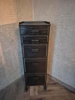 Metalen zwarte ladekast van Be Pure Home, Huis en Inrichting, Kasten | Ladekasten, Minder dan 50 cm, 5 laden of meer, Ophalen of Verzenden