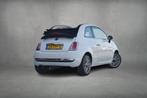 Fiat 500C 0.9 TwinAir Turbo Cult | Leer | Virtual | Cabrio |, Gebruikt, Cabriolet, Wit, Bedrijf