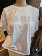 Nieuw Paris T-shirt met glittersteentjes  maat 44t/m 50, Kleding | Dames, Grote Maten, Paris, Ophalen of Verzenden, Nieuw, Wit
