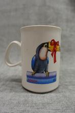 Vintage BOSCH reclame mok / mug met Toekan, Ophalen of Verzenden, Zo goed als nieuw, Gebruiksvoorwerp