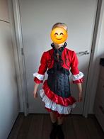 Te koop aangeboden: Spaanse danseres jurk carnaval, Ophalen, Zo goed als nieuw, 134 t/m 140, Meisje