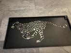 Metalen Panter Wanddecoratie - Zwart, Huis en Inrichting, Ophalen of Verzenden, Nieuw
