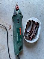Bosch PVS 300 AE bandschuurmachine met extra schuurband, Ophalen of Verzenden, Gebruikt, 600 tot 1200 watt, Bandschuurmachine