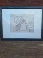 Donald Duck tekening, Antiek en Kunst, Ophalen