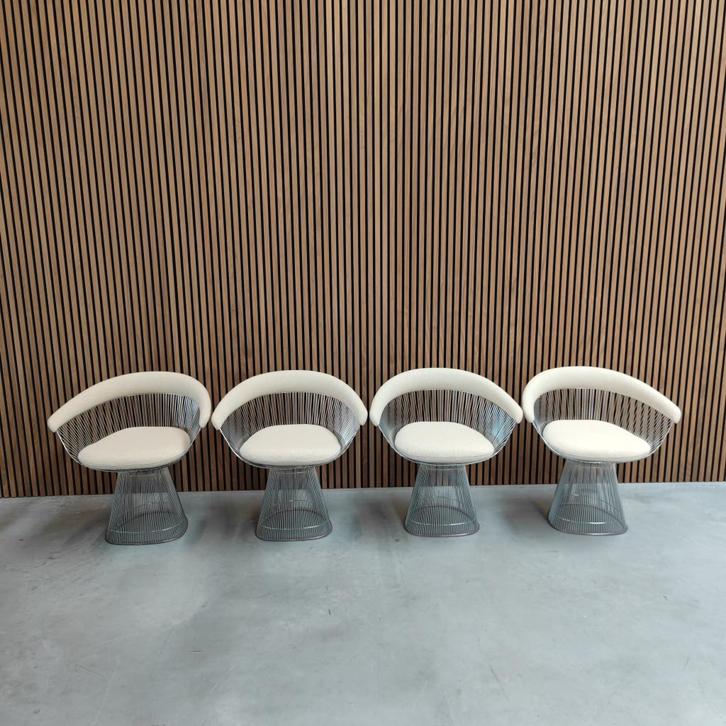 Knoll Warren Platner eetkamerstoel - set 4/6/8, Antiek en Kunst, Antiek | Meubels | Stoelen en Banken, Ophalen of Verzenden