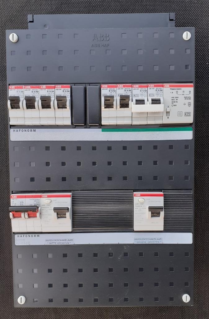 ABB Hafonorm Fornuisgroep groepenkast meterkast stoppenkast, Doe-het-zelf en Verbouw, Elektra en Kabels, Overige typen, Ophalen of Verzenden