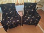 2 tv stoelen, Huis en Inrichting, Ophalen, Gebruikt, Zwart, Hout