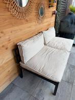 WOOOD George Loungebank Metaal + Kussens (ZGAN), Tuin en Terras, Ophalen, Zo goed als nieuw