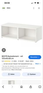 2x IKEA Besta Basiselement zonder deuren, Huis en Inrichting, Kasten | Kledingkasten, Ophalen, 100 tot 150 cm, Nieuw, Minder dan 100 cm