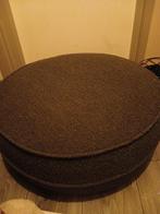 Mooie zgan ronde poef van riviera maison, Minder dan 50 cm, Rond, Minder dan 50 cm, Ophalen of Verzenden