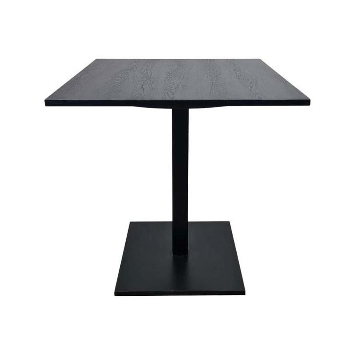Complete horeca tafels, bistro melamine tafel zwart.  6, Huis en Inrichting, Tafels | Eettafels, Nieuw, 50 tot 100 cm, 50 tot 100 cm
