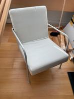 Witte Stoel met Armleuningen, Ophalen, Gebruikt, Wit, Metaal