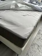 Compleet bed 140x200 met orthopedisch matras, Ophalen, Overige materialen, Wit, 140 cm