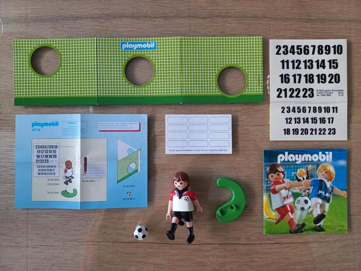 75% Korting op gebruikt Playmobil Sports & Action 4714 Voetb, Kinderen en Baby's, Speelgoed | Playmobil, Zo goed als nieuw, Complete set