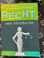 Amber Bolk - Recht: een introductie, Sociale wetenschap, Ophalen of Verzenden, Zo goed als nieuw, Amber Bolk; Parviz Samim