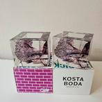Kosta Boda Brick Kandelaren Anna Ehrner - Zweeds design, Antiek en Kunst, Antiek | Glas en Kristal, Ophalen of Verzenden