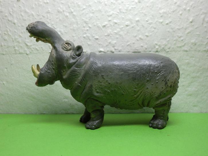 Schleich 14132 nijlpaard, dierfiguur, Verzamelen, Dierenverzamelingen, Gebruikt, Beeldje of Figuurtje, Wild dier, Ophalen of Verzenden