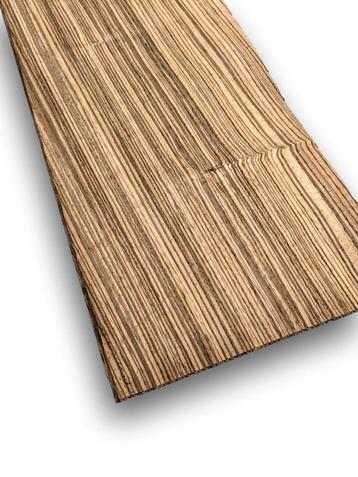 Zebrano fineer | 94x17 cm beschikbaar voor biedingen