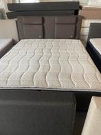 Svane Boxspring 180x210 Showroommodel met Avek topper, Bruin, Tweepersoons, Ophalen of Verzenden, Zo goed als nieuw