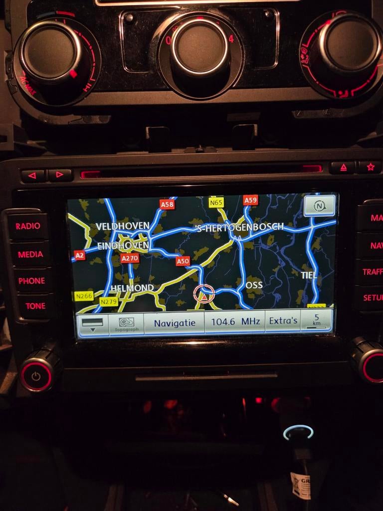 RNS510 origineel vw navigatie, Auto diversen, Autoradio's, Ophalen of Verzenden