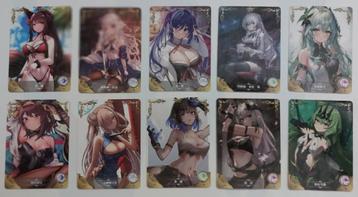 10 Waifu Goddess story cards - 5 beschikbaar voor biedingen