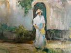Impressionistisch schilderij, gesigneerd, Ophalen of Verzenden
