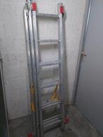 aluminium driedelige reformladder., Ophalen, Zo goed als nieuw, Ladder, Opvouwbaar of Inschuifbaar