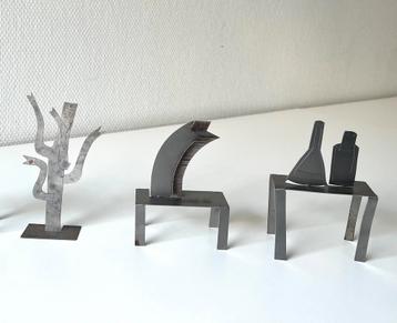 Klaas Gubbels, miniatuur-sculpturen van staal 