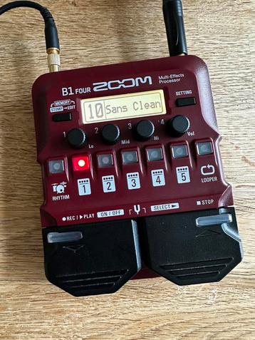 Zoom B1 Four Bass Multieffect Processor beschikbaar voor biedingen
