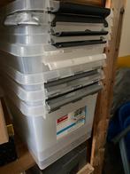 Hema, Sunware bakken mét deksels. Diverse maten, Doe-het-zelf en Verbouw, Kratten en Dozen, Ophalen of Verzenden, Zo goed als nieuw