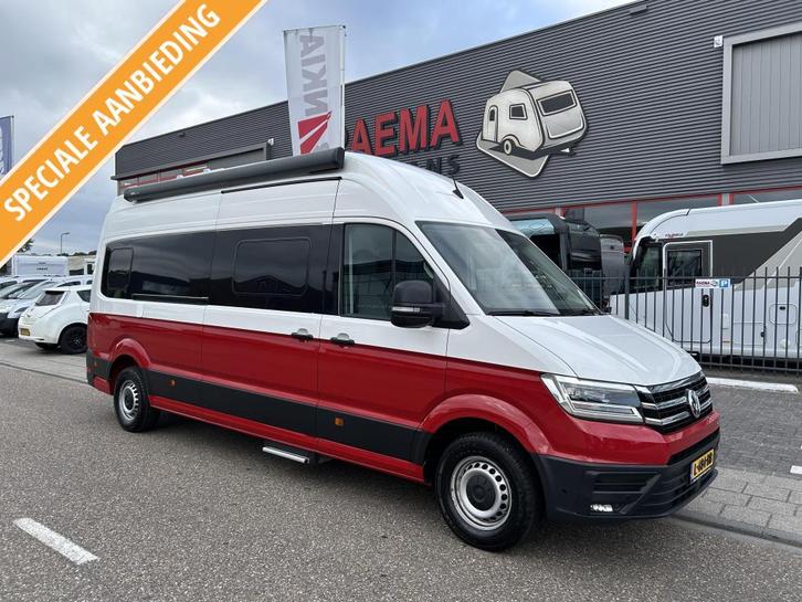 Volkswagen Grand California 680 Automaat, Solar, Trekhaak, Caravans en Kamperen, Campers, Bedrijf, tot en met 2, Buscamper of Camperbus
