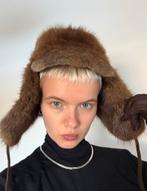 Echte bont ushanka, Kleding | Dames, Ophalen of Verzenden, Zo goed als nieuw, One size fits all, Pet