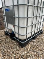 1000 liter SCHONE water tank met kraan, Ophalen, Kunststof, Gebruikt, Met kraantje