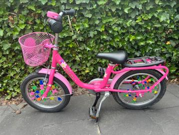 Puky 16 inch meisjes fiets roze beschikbaar voor biedingen