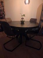 Eettafel Mangohout 130cm, Huis en Inrichting, Tafels | Eettafels, Ophalen, Rond, Zo goed als nieuw, 100 tot 150 cm