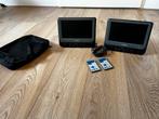 Salora DVP9948 Duo DVD Speler scherm voor in de Auto, Gebruikt, Draagbaar, Ophalen, Overige merken