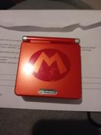 Gameboy advance sp mario edition  limited . 75 vaste prijs!!, 1 speler, Ophalen of Verzenden, Vanaf 3 jaar