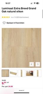 20 pakken Karwei Nieuw Laminaat Grand Oak, Extra Breed, Doe-het-zelf en Verbouw, Ophalen, Kunststof, 50 tot 150 cm, Nieuw