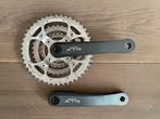 Shimano XTR M952 cranks 9 speed vintage retro 952, Fietsen en Brommers, Fietsonderdelen, Crankstel of Pedalen, Gebruikt, Shimano