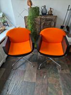 Vintage Billiani draaistoelen, Huis en Inrichting, Fauteuils, Ophalen, Gebruikt, Hout