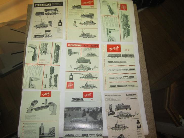 fleischmann handleidingen set 4, Hobby en Vrije tijd, Modeltreinen | H0, Gebruikt, Locomotief, Gelijkstroom, Märklin, Ophalen of Verzenden